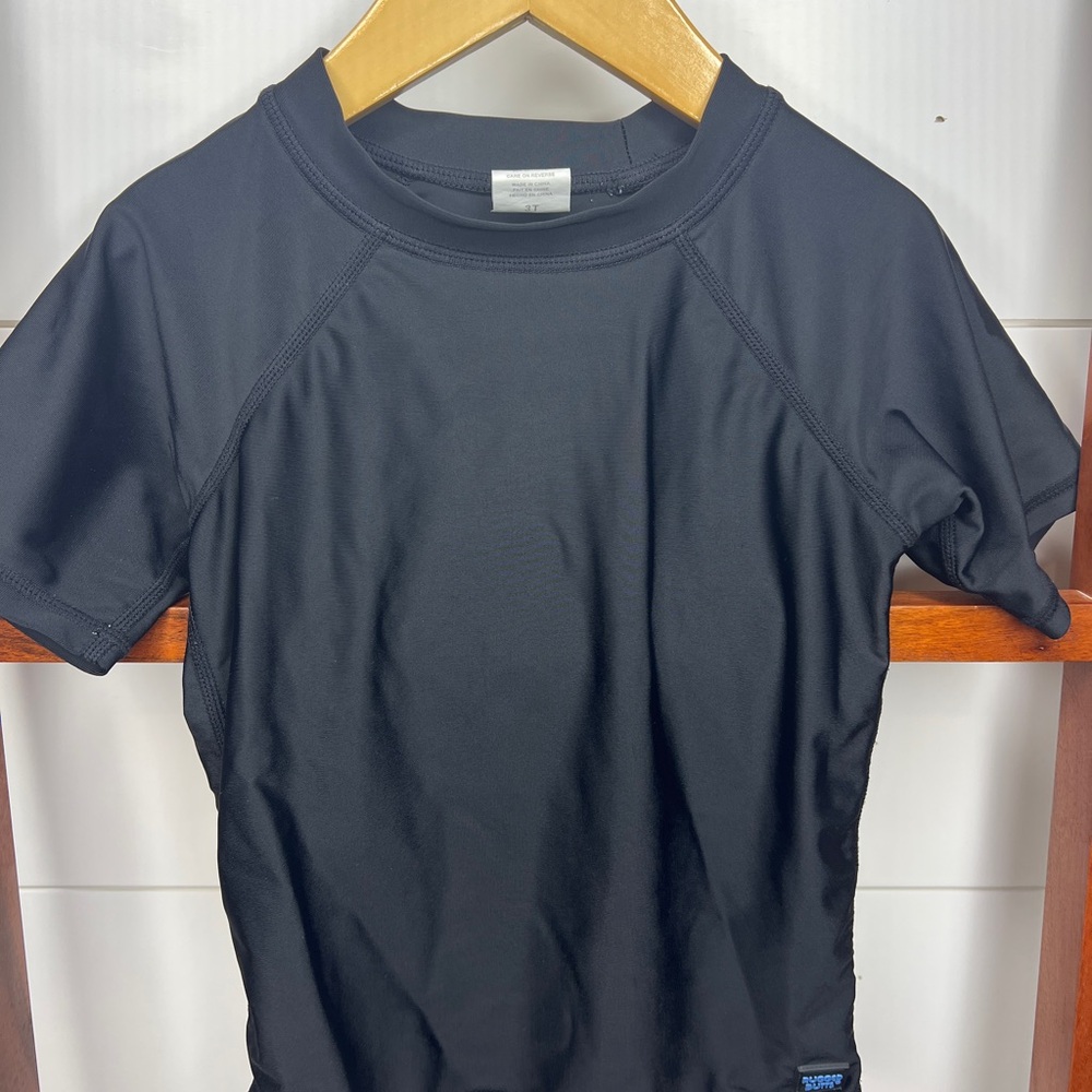 NWOT- Rugged Butts Kids Black Rashguard